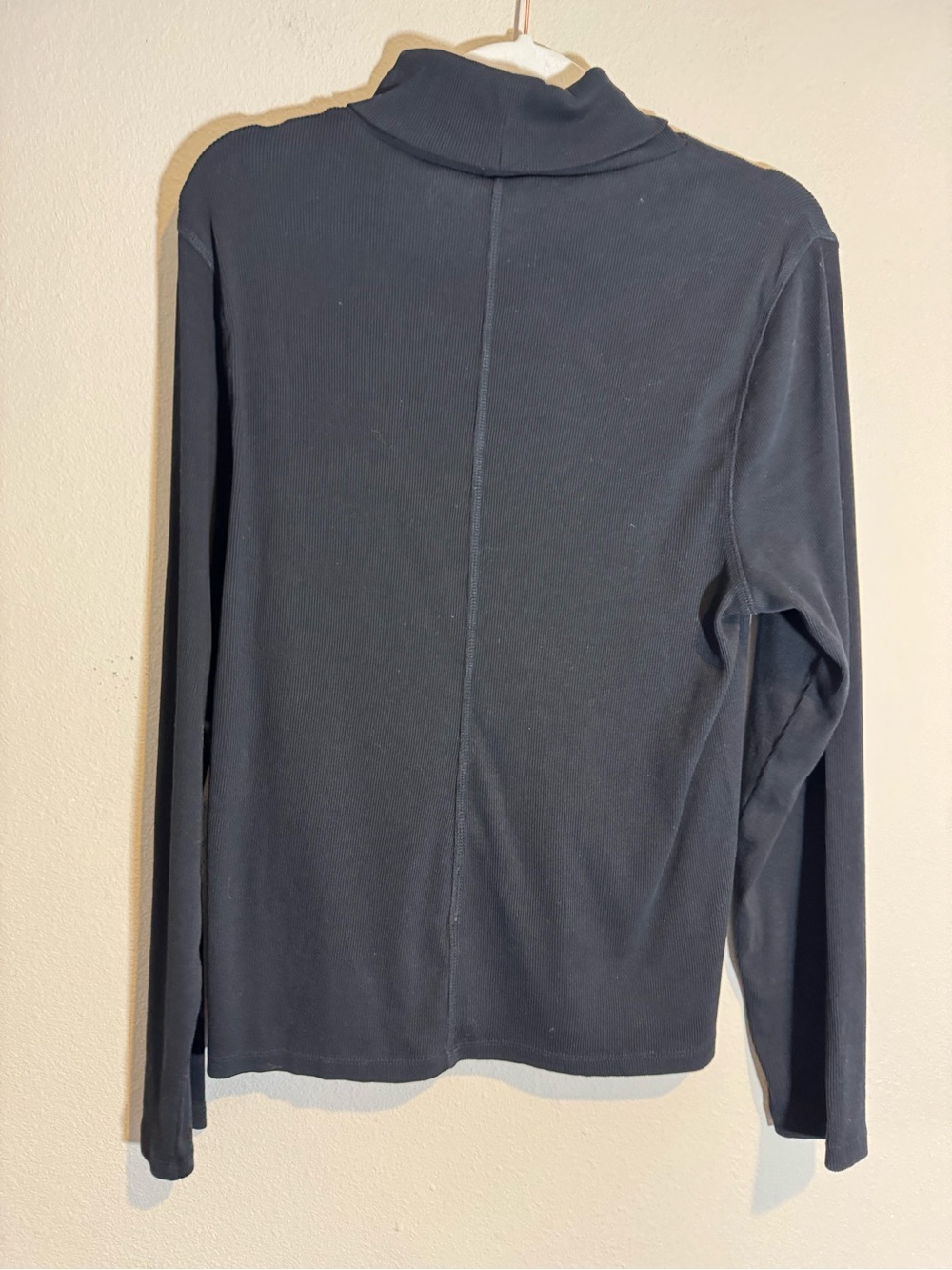 Quince Organic Cotton Micro-Rib Turtleneck - Picture 5 of 8